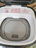 智潔小黃鴨嬰兒迷你洗衣機3.5kG高溫煮洗全自動洗衣機寶寶小型兒童帶智能烘干殺菌除螨洗烘一體機家用 3.5KG白色+全國聯保+智能烘干+洗烘一體 曬單實拍圖