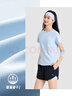 安踏速干套裝丨運動(dòng)短袖短褲兩件套女夏季冰絲跑步吸濕透氣羽毛球服 曬單實(shí)拍圖