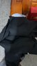 羅蒙西服套裝男士商務(wù)修身西裝男職業(yè)正裝小西服新郎伴郎結婚禮服外套 黑色雙扣【西服+西褲+襯衫】 6XL /200【190-205斤】+7件禮品 曬單實(shí)拍圖