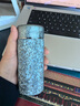 JRINKTEEA日本品牌內外純鈦保溫杯口袋杯小容量迷你水杯女士隨身杯咖啡 Pocket口袋杯鈦藍220ml 曬單實(shí)拍圖