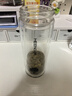 希諾雙層玻璃杯男家用商務(wù)辦公泡茶杯子車載過(guò)濾水杯XN-6702 345mL 曬單實(shí)拍圖