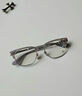 克羅心（chrome heart）眼鏡框男經(jīng)典925銀眉線(xiàn)型近視眼鏡架女可配鏡片BONENNOISSEUR II BONENNOISSEUR II-BK/GP 曬單實(shí)拍圖