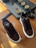 BFGN品牌牛皮男鞋2026春季新款增高休閑鞋男士板鞋百搭透氣運動(dòng)鞋子男 棕色【皮面】-高端男鞋 41 皮鞋碼 曬單實(shí)拍圖