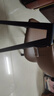 漢唐雙盛餐椅家用輕奢感餐桌椅子鐵藝靠背凳子現代簡(jiǎn)約餐廳椅子扶手椅子 【升級乳膠款】深棕納帕皮-黑腿 曬單實(shí)拍圖