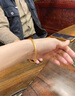 京佳金包銀手鐲古法黃金素圈實(shí)心傳承系列不掉色送女友老婆母親禮物 58號圈口手鐲約30克 包金1.5克金 曬單實(shí)拍圖
