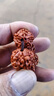 初逅金剛菩提子手串 核桃手把件仿牛骨樹(shù)王五瓣爆肉佛珠男士文玩手鏈 金剛菩提【帶文玩袋】 曬單實(shí)拍圖