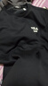 斐樂(lè )（FILA）官方男子加絨保暖衛衣秋冬季時(shí)尚休閑簡(jiǎn)約圓領(lǐng)套頭衫長(cháng)袖上衣男裝 【加絨】正黑色-BK XL 曬單實(shí)拍圖
