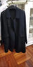 羅蒙 毛呢外套女2021秋季新款加咖色加厚韓版修身顯瘦中長(cháng)款 黑色加棉  加厚 XL 碼建議114-127斤 曬單實(shí)拍圖