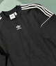 adidas廓形法式毛圈布運動圓領(lǐng)衛(wèi)衣套頭衫男裝秋季阿迪達斯三葉草   黑色   M 曬單實拍圖
