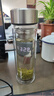 富光玻璃杯雙層 帶茶隔大容量隔熱茶杯高檔商務(wù)泡茶車(chē)載水杯透明杯子 曬單實(shí)拍圖