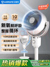 艾美特（AIRMATE）【小暴風(fēng)】空氣循環(huán)扇大風(fēng)量搖頭電風(fēng)扇家用臺式落地扇升級加高換氣輕音柔風(fēng)小風(fēng)扇 FA18-X115 曬單實(shí)拍圖