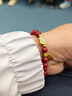 今夕朱砂手串女士手鏈轉運珠佛珠本命年蛇年送女友情侶禮物禮品 6mm朱砂玉葫蘆手鏈女 曬單實(shí)拍圖