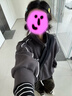 ELLE KIDS法式經(jīng)典童裝秋款女童微蝙蝠袖休閑運動(dòng)寬松百搭拉鏈衛衣外套 曬單實(shí)拍圖
