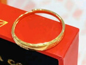 中國黃金（CHINA GOLD）冰川黃金戒指男女款足金指環(huán)手飾情侶金對戒中秋節生日禮物送女友 【今/次日達】冰川戒指 約1.4g【女戒】 曬單實(shí)拍圖