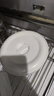 貝瑟斯 陶瓷碗蒸飯碗 蒸菜碗陶瓷蒸蛋碗帶蓋碗家用湯碗純白瓷碗6.5英寸 曬單實(shí)拍圖