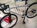 迪卡儂（DECATHLON）自行車(chē)公路車(chē)RC120碟剎鋁架彎把公路車(chē)變速自行車(chē)銀灰色M-4344267 曬單實(shí)拍圖