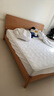 小半實(shí)木床雙人床北歐日式1.5單人小戶(hù)型臥室現代簡(jiǎn)約櫻桃木家具1.8米 【重磅升級款】千尋床MAX-櫻桃木 1.8m*2m 曬單實(shí)拍圖