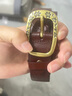 牛當(dāng)家皮帶女牛皮女士復(fù)古雕花針扣腰帶女百搭褲帶5333 深咖色 105cm 曬單實(shí)拍圖
