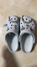 卡駱馳（CROCS）秋冬新品休閑鞋秋冬洞洞鞋貝雅暖絨暖棉|206633 冬日白-11S (建議買(mǎi)大一碼) 37 /38(230mm) 曬單實(shí)拍圖