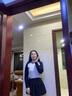 優(yōu)衣庫女裝柔軟羅紋撞色圓領(lǐng)T恤/長(cháng)袖插肩袖內搭25秋冬新款481438 69 藏青色 L /160/88A 曬單實(shí)拍圖