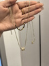 伊燦雙層疊戴水鉆吊墜毛衣鏈女小眾復(fù)古高級感項(xiàng)鏈2025年新爆款款頸鏈 雙層疊戴水鉆吊墜毛衣鏈【金色】 曬單實(shí)拍圖