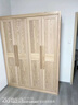 康浪白蠟木衣柜實(shí)木3456門(mén)柜大儲物櫥掛衣柜簡(jiǎn)約現代風(fēng) 精選白蠟木實(shí)木三門(mén)衣柜【厚實(shí)用 曬單實(shí)拍圖