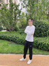 甪澈純棉長(cháng)袖t恤男秋季高端衣服男裝重磅新疆棉男士上衣圓領(lǐng)打底衫 組合1.黑色+白色 新疆長(cháng)絨棉 XL 建議體重 130-145斤 曬單實(shí)拍圖