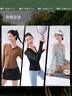 蕉下（beneunder）修身防曬衣女款外套遮陽(yáng)透氣防曬服冰絲禮物送女友 板栗咖 L 曬單實(shí)拍圖