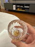 Luxury Flowers輕奢水晶鉆石金箔茶杯玻璃茶杯耐熱功夫茶具品茗杯高檔主人杯65ml 65ML鉆石金箔杯 曬單實(shí)拍圖