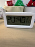 得力（deli）兒童節禮物充電電子鬧鐘背光家用學(xué)生兒童溫濕度計床頭鐘開(kāi)學(xué)升學(xué)必備白 LE103A開(kāi)學(xué)必備禮物 曬單實(shí)拍圖