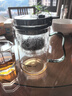 金灶（KAMJOVE）飄逸杯 玻璃內膽泡茶壺 飄逸壺一鍵過(guò)濾茶水分離泡茶神器TP-901 黑色500ml 曬單實(shí)拍圖