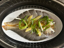 奧美優(yōu)陶瓷橢圓形魚盤家用蒸魚盤子碟子高級(jí)感菜盤商用餐具流沙白12寸 曬單實(shí)拍圖