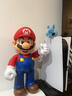 馬里奧路易吉兄弟手辦大號擺件超級瑪麗周邊公仔玩偶禮物玩具模型 大號馬里奧-50cm 彩盒裝 曬單實(shí)拍圖