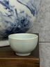 青澹墨雅 天青汝窯 茶具主人杯冰裂釉功夫泡茶杯景德鎮手工陶瓷禮盒裝 月華杯125ml 曬單實(shí)拍圖