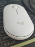 羅技（Logitech）LOGITECH PEBBLE鼠標 無線藍牙鼠標 辦公靜音鼠標 女性鼠標對稱鼠標 鵝卵石造型 米白色 曬單實拍圖
