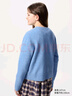優(yōu)衣庫童裝女童souffle yarn舒芙蕾開(kāi)衫長(cháng)袖毛衣外套新款478173 62 粉藍色 160 曬單實(shí)拍圖