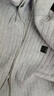 夢(mèng)特嬌（MONTAGUT）秋冬男士針織開(kāi)衫半高領(lǐng)加厚保暖拉鏈外套毛衣 灰色 50  曬單實(shí)拍圖