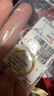 周六福（ZLF）黃金戒指5G足金女款珠邊鏤空花紋蕾絲甜美指環(huán)送女友 計價(jià) 16號-2.08g 曬單實(shí)拍圖