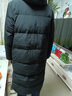 JEEP SPIRIT極寒零下40度新款中戲長(cháng)款羽絨服男女情侶過(guò)膝外套白鴨絨保暖加厚 長(cháng)款羽絨服-黑色【加絨保暖】 XL 【115-130斤】 曬單實(shí)拍圖