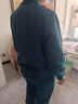 恒源祥中年媽媽春裝外套洋氣大碼刺繡上衣三件套中老年秋冬運動(dòng)服套裝女 9056孔雀藍/三件套 【內含短T】 L 【建議80-105斤左右】 曬單實(shí)拍圖