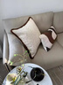 茗芮居中古風(fēng)格抱枕沙發(fā)抱枕組合輕奢高級感可拆洗復古抱枕套棉麻靠墊套 組合1 含仿羽絨枕芯 曬單實(shí)拍圖