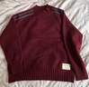 皮爾卡丹安哥拉紅毛衣女小個(gè)子秋冬短款羊毛衫半高領(lǐng)內搭針織打底衫 安哥拉紅 XL 120斤--129斤 曬單實(shí)拍圖