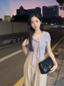 CinvaiKrose通勤包包女包2025新款斜挎包女士單肩鏈條包生日圣誕節禮物送女友 黑色Black【小號】送女友老婆走心 曬單實(shí)拍圖