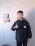 G.duck男童冬季羽絨棉服加厚2024新款冬裝中大童兒童男孩冬款棉衣外套潮 黑色 160 曬單實拍圖