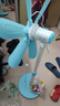 駱駝電風(fēng)扇家用落地扇電扇立式學(xué)生宿舍辦公室迷你風(fēng)扇節能輕音大風(fēng)力 落地扇強風(fēng)六葉【藍色】 標配 1.3米電線(xiàn) 曬單實(shí)拍圖