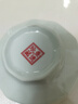 康琴（KANGQIN） ins北歐金邊鉆石碗套裝創(chuàng  )意日式純色家用陶瓷飯碗湯碗大碗泡面碗 【描金】影青4.5英寸飯碗8個(gè)裝 曬單實(shí)拍圖