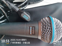 SHURE 舒爾BETA58/87專業(yè)舞臺手持麥克風人聲專用直播K歌錄音室演出彈唱超心形話筒 BETA58A-CHN 標配 曬單實拍圖