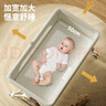ANGI BABY嬰兒床多功能床折疊嬰兒床可移動(dòng)0-3歲嬰兒護(hù)理臺(tái)新生兒拼接大床 卡其色【護(hù)理臺(tái)+蚊帳+收納籃】 曬單實(shí)拍圖