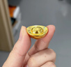 菜百首飾 20g金元寶足金Au999.9投資金條黃金福字元寶金條收藏 投資元寶 20克 曬單實(shí)拍圖