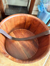 瑤妹泡腳桶木桶洗腳盆實(shí)木足浴盆家用木質(zhì)養生桶送女友 曬單實(shí)拍圖